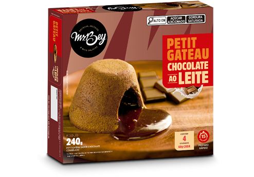 Petit Gateau Chocolate ao Leite 240g c/18