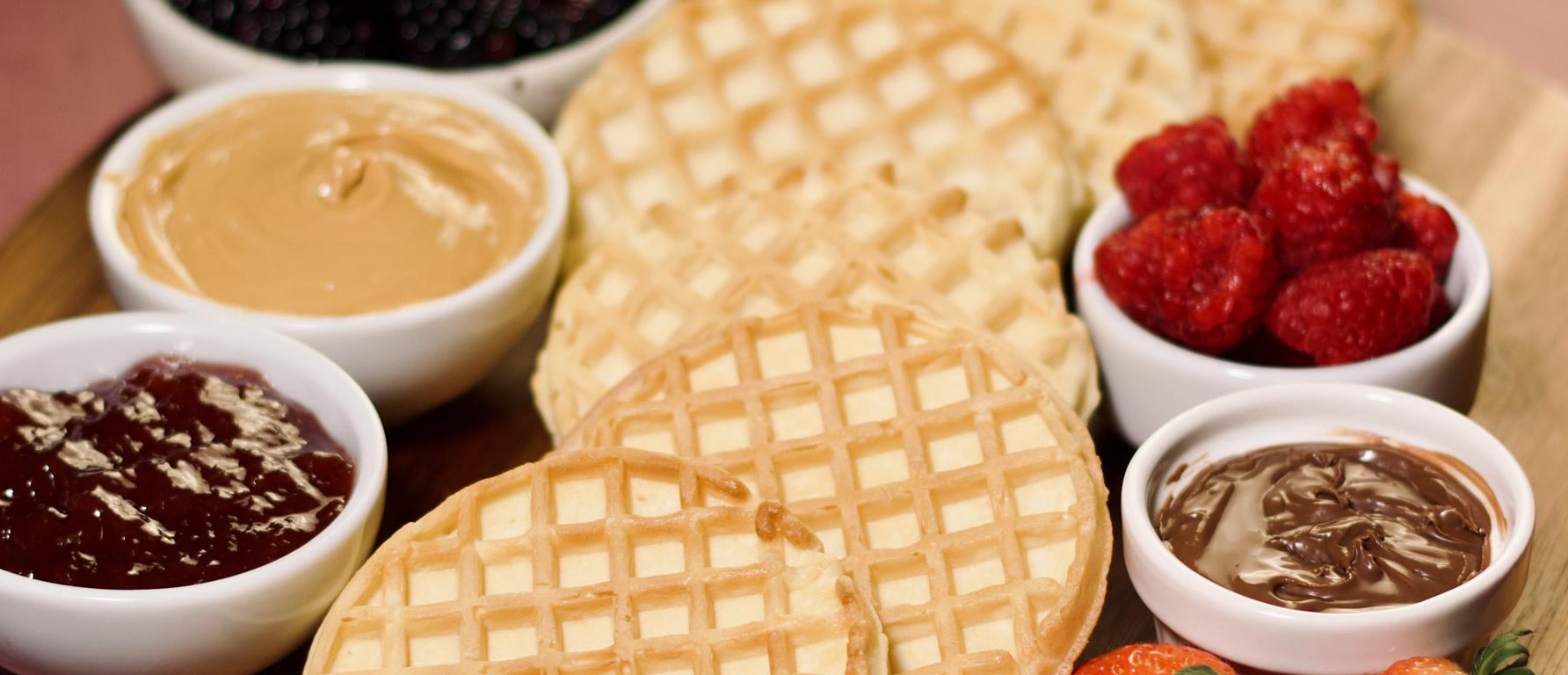 Dessert Platter with Waffles